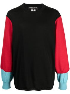 Comme Des Garçons Homme Plus джемпер в стиле колор-блок