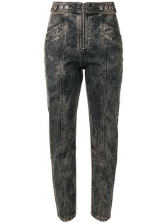 IRO джинсы с эффектом потертости