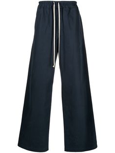 Rick Owens брюки свободного кроя с кулиской