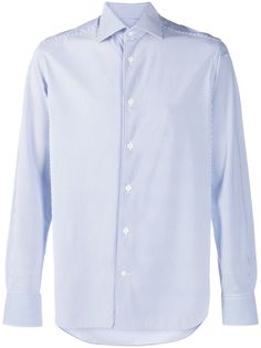 Corneliani рубашка в тонкую полоску