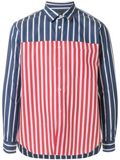 Comme Des Garçons Homme Plus рубашка в полоску