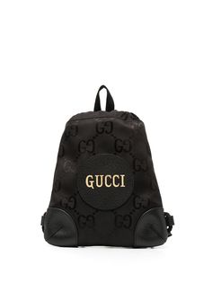 Gucci рюкзак с узором GG Supreme и кулиской