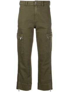 7 For All Mankind укороченные брюки средней посадки
