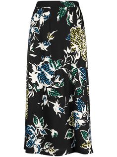 RED Valentino юбка с цветочным узором