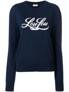 Saint Laurent трикотажный джемпер Lou Lou