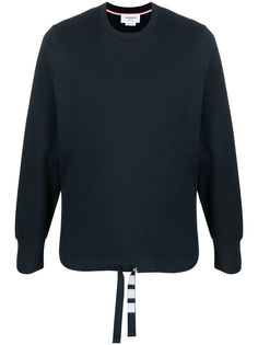 Thom Browne толстовка тонкой вязки с длинными рукавами