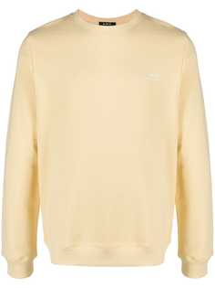 A.P.C. толстовка с круглым вырезом и логотипом
