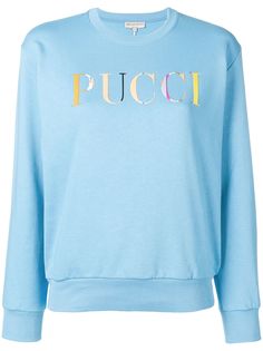 Emilio Pucci свитер с длинными рукавами и логотипом