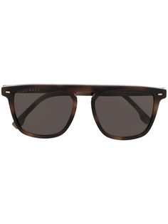 Boss Hugo Boss солнцезащитные очки черепаховой расцветки