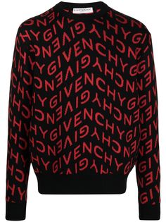 Givenchy джемпер Refracted жаккардовой вязки