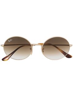 Ray-Ban солнцезащитные очки Oval Flat