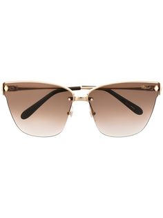 Chopard Eyewear солнцезащитные очки в оправе кошачий глаз