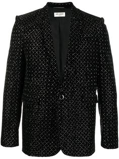 Saint Laurent декорированный пиджак