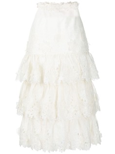 Zimmermann кружевная юбка