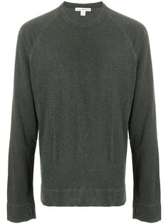 James Perse футболка тонкой вязки с длинными рукавами