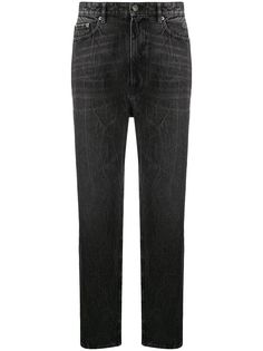 Balenciaga джинсы прямого кроя с нашивкой-логотипом