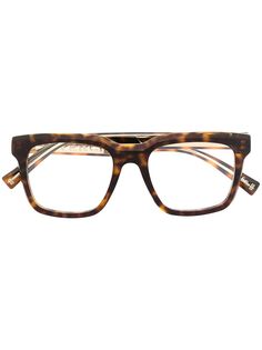Givenchy Eyewear очки в квадратной оправе черепаховой расцветки