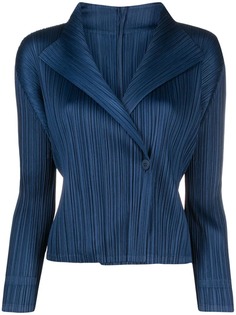 Pleats Please Issey Miyake плиссированная блузка с запахом