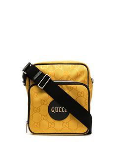Gucci сумка-мессенджер с нашивкой-логотипом GG