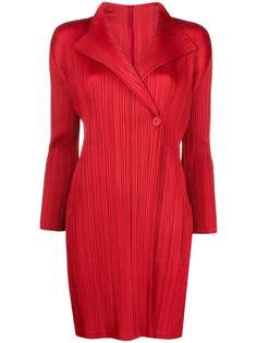 Pleats Please Issey Miyake плиссированное пальто