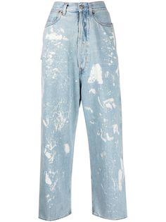 Golden Goose джинсы с эффектом разбрызганной краски