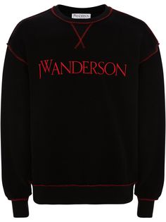 JW Anderson толстовка с вышитым логотипом