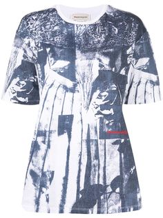 Alexander McQueen футболка с абстрактным принтом