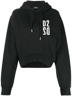 Dsquared2 укороченное худи с логотипом