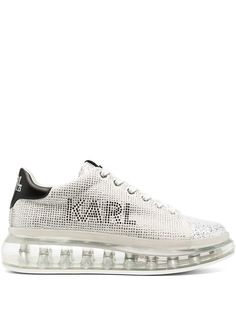 Karl Lagerfeld кроссовки Kapri Kushion Karl на шнуровке