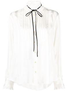 Dolce & Gabbana жаккардовая рубашка в полоску