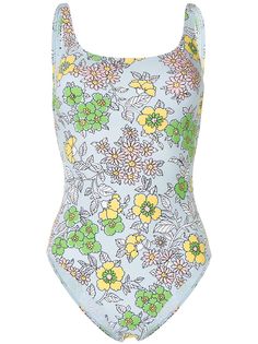 Tory Burch купальник с цветочным принтом