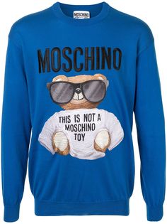 Moschino толстовка с аппликацией This Is Not A Moschino Toy