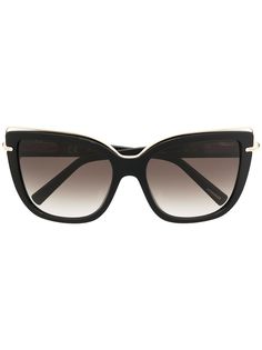 Chopard Eyewear солнцезащитные очки в оправе кошачий глаз