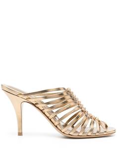 Salvatore Ferragamo плетеные босоножки Jessa 85