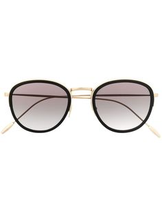 Giorgio Armani солнцезащитные очки в круглой оправе