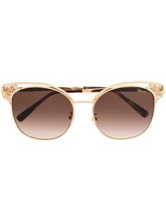 Chopard Eyewear солнцезащитные очки в оправе кошачий глаз