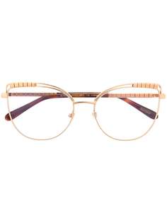 Chopard Eyewear декорированные очки в оправе кошачий глаз
