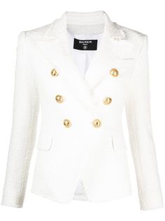 Balmain двубортный блейзер