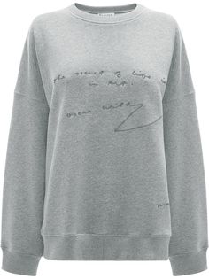 JW Anderson толстовка с надписью