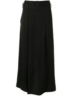 Yohji Yamamoto брюки с юбкой и поясом