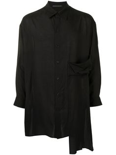Yohji Yamamoto многослойная футболка асимметричного кроя