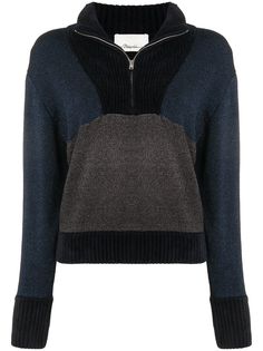 3.1 Phillip Lim джемпер в стиле колор-блок