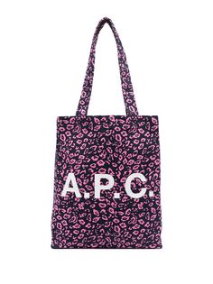 A.P.C. logo-print tote bag