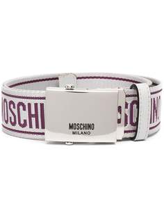 Moschino ремень с жаккардовым логотипом