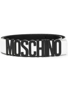 Moschino ремень с пряжкой-логотипом