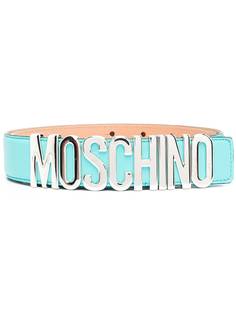 Moschino ремень с пряжкой-логотипом
