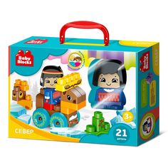 Пластиковый конструктор Десятое Королевство Baby Blocks Север, 21 деталь