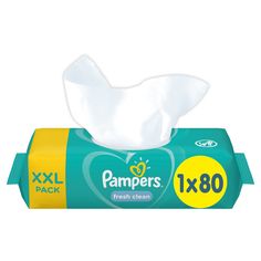 Влажные салфетки Pampers Fresh Clean детские, 80 шт