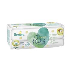 Салфетки влажные Pampers «Pure Coconut» детские, 84 шт