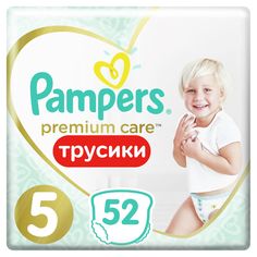 Трусики-подгузники Pampers Premium Care Pants Junior, р. 5, 12-17 кг, 52 шт